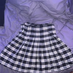 Plaid shein skirt xs